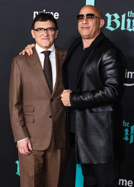 Anthony Russo ve Vin Diesel, 17 Şubat 2026 'da Hollywood, Los Angeles, Kaliforniya, ABD' de bulunan TCL Çin Tiyatrosu IMAX 'te düzenlenen Amazon Prime Video' nun Dünya prömiyerine geldiler..