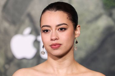 Amber Midthunder, Apple TV + 'Monarch' ın dünya prömiyerine 19 Şubat 2026 'da Hollywood, Los Angeles, Kaliforniya, ABD' de düzenlenen TCL Çin Tiyatrosu IMAX 'ta Canavarların Mirası 2..