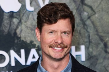 Anders Holm, Apple TV + 'Monarch' ın dünya prömiyerine 19 Şubat 2026 'da Hollywood, Los Angeles, Kaliforniya, ABD' de düzenlenen TCL Çin Tiyatrosu IMAX 'ta Canavarların Mirası 2..