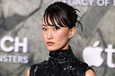 Mari Yamamoto, Apple TV + 'Monarch' ın dünya prömiyerine 19 Şubat 2026 'da TCL Çin Tiyatrosu IMAX' ta düzenlenen Canavarların Mirası 2..