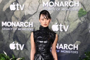 Mari Yamamoto, Apple TV + 'Monarch' ın dünya prömiyerine 19 Şubat 2026 'da TCL Çin Tiyatrosu IMAX' ta düzenlenen Canavarların Mirası 2..