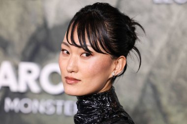 Mari Yamamoto, Apple TV + 'Monarch' ın dünya prömiyerine 19 Şubat 2026 'da TCL Çin Tiyatrosu IMAX' ta düzenlenen Canavarların Mirası 2..