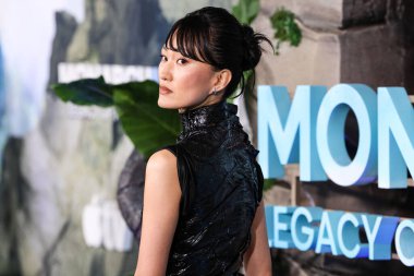 Mari Yamamoto, Apple TV + 'Monarch' ın dünya prömiyerine 19 Şubat 2026 'da TCL Çin Tiyatrosu IMAX' ta düzenlenen Canavarların Mirası 2..