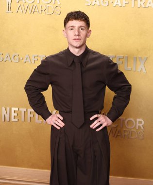 Chris Perfetti, 1 Mart 2026 'da ABD' nin Kaliforniya eyaletinin Los Angeles kentinde bulunan Shrine Auditorium ve Expo Hall 'da düzenlenen SAG-AFTRA (eskiden Screen Actors Guild Awards) tarafından sunulan 32..