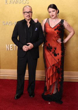 Jon Jon Briones ve Isa Briones, SAG-AFTRA (eski Screen Actors Guild Awards) tarafından sunulan 32. Yıllık Aktör Ödülleri 'ne 1 Mart 2026 tarihinde ABD' nin Los Angeles, Kaliforniya 'daki Shrine Auditorium ve Expo Hall' da geldiler..