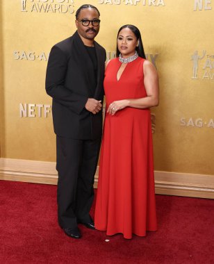 Ryan Coogler ve eşi Zinzi Coogler, SAG-AFTRA tarafından sunulan 32. Yıllık Aktör Ödülleri 'ne (eskiden Screen Actors Guild Awards) 1 Mart 2026 tarihinde ABD' nin Los Angeles, Kaliforniya 'daki Shrine Auditorium ve Expo Hall' da geldiler..