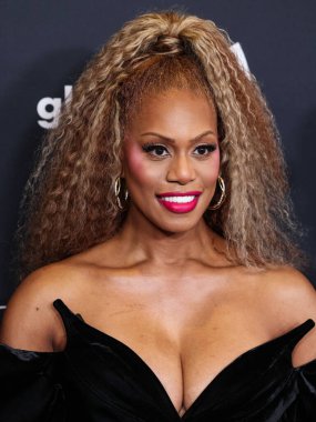 Laverne Cox, 5 Mart 2026 'da Beverly Hilton Hotel' de düzenlenen 37. Yıllık GLAAD (Eşcinsel ve Lezbiyen İftiraya Karşı İttifak) Medya Ödülleri 'ne geldi..
