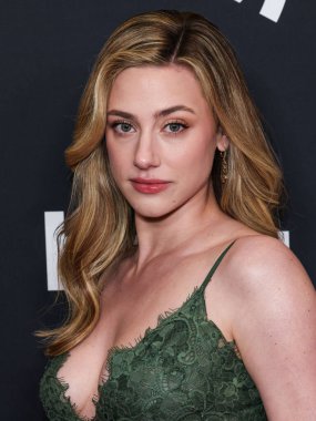 lili reinhart  arrives at the 37th Annual GLAAD (Gay and Lesbian Alliance Against Defamation) Media Awards held at The Beverly Hilton Hotel on March 5, 2026 in Beverly Hills, Los Angeles, California, United States.
