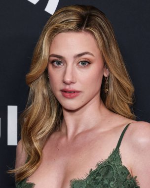 lili reinhart  arrives at the 37th Annual GLAAD (Gay and Lesbian Alliance Against Defamation) Media Awards held at The Beverly Hilton Hotel on March 5, 2026 in Beverly Hills, Los Angeles, California, United States.