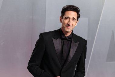 Adrien Brody arrives at the 2026 Vanity Fair Oscar Party Hosted By Mark Guiducci at Los Angeles County Museum of Art on March 15, 2026 in Los Angeles, California, United States.