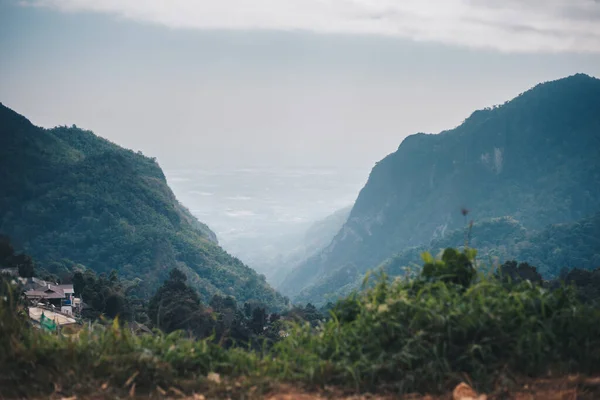 Vista Aérea Bela Montanha Paisagem Natural Tailândia — Fotografia de Stock