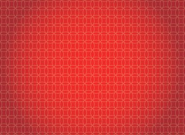 Japonca ya da Çince kökenli kırmızı desenli. Vektör illüstrasyonu