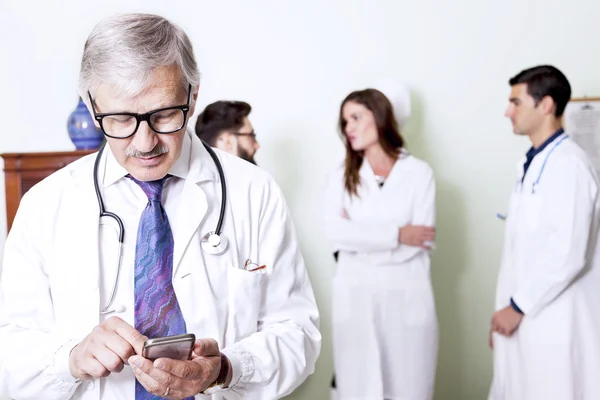 Group of doctors at hospital — Stock Photo, Image