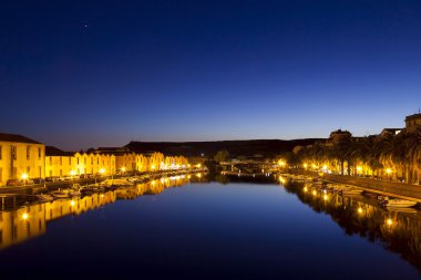 gece görüş Köyü, Bosa Sardinya Köprüsü