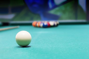 Bilardo masası bilardo topları