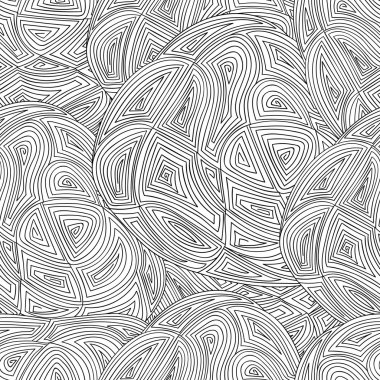 Zentangle stil seamless modeli.