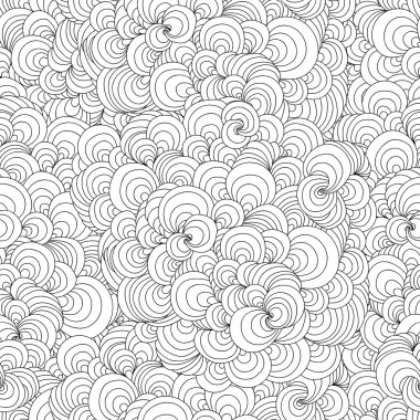 El çizimi soyut ve pürüzsüz desen