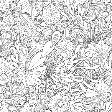 vektör doodle seamless modeli