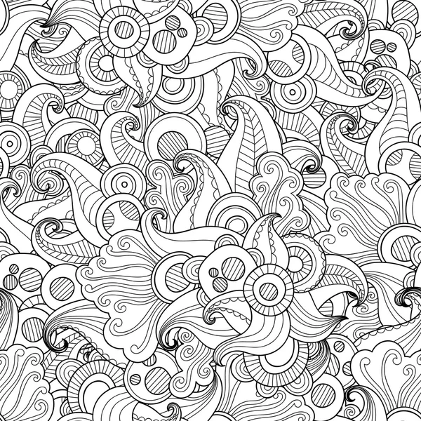 Abstract hand drawn seamless pattern — Stock Vector