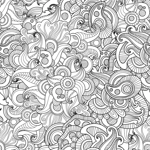 Abstract hand drawn seamless pattern — Stock Vector