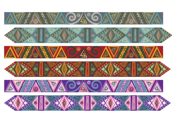 Sorunsuz geometri süsleme, etnik tarzı