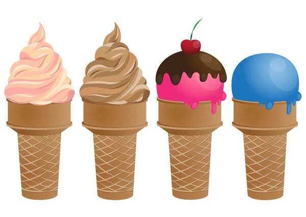 Dondurma koleksiyonu vektör
