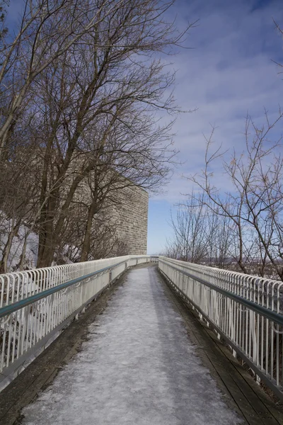 Gouverneurs, Quebec, Kanada 'da Yalnız Yol.