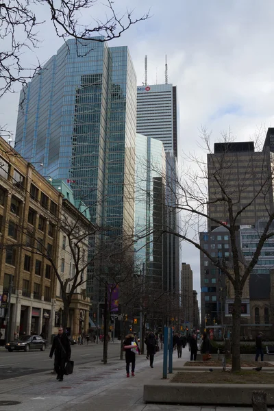 Toronto, Kanada - 27 Ocak 2016: Toronto downtown