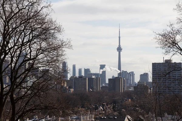 Toronto, Canadá - 30 de janeiro de 2016: vista panorâmica de Toronto da Casa Loma — Fotografia de Stock