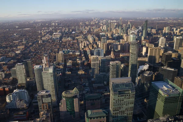 Toronto, Canadá - 30 de janeiro de 2016: Arranha-céus no centro da cidade — Fotografia de Stock