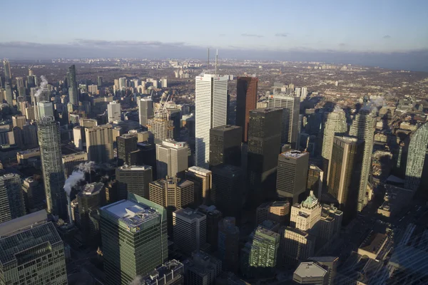 Toronto, Canadá - 30 de janeiro de 2016: Arranha-céus no centro da cidade — Fotografia de Stock