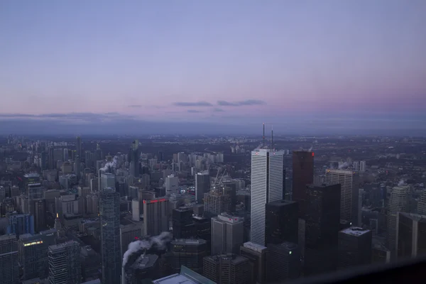Toronto, Canadá - 30 de janeiro de 2016: Arranha-céus no centro da cidade — Fotografia de Stock