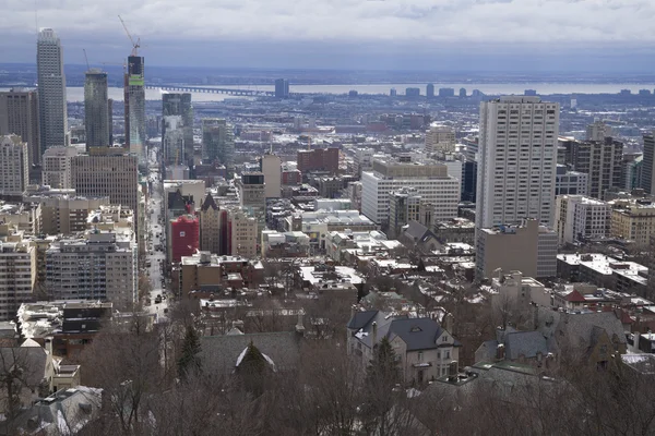 Montreal, Kanada - 01 Şubat 2016: Montreal manzarası 