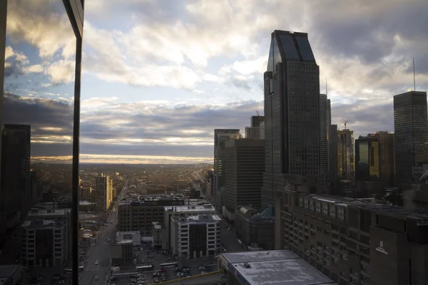 Montreal, Kanada - Luty 02, 2016: Montreal skyline downtown — Zdjęcie stockowe