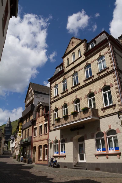 Ciudad de Bacharach en la zona del río Rin, Alemania . — Foto de Stock