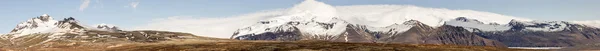 Panoramic view of the skaftafell national park — Stock Photo, Image