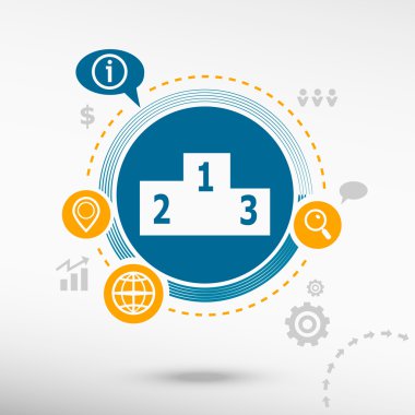 Spor podyum ve yaratıcı tasarım öğeleri