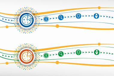 Arka plan afiş, web, site, tasarım, mekan reklam için pizza simgesini