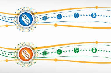 Sosisli sandviç kutsal kişilerin resmi üstünde arka plan afiş, web, site, tasarım, reklam