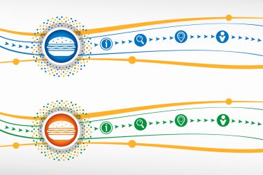 Arka plan afiş, web, site, tasarım, şeytan için hamburger simgesini