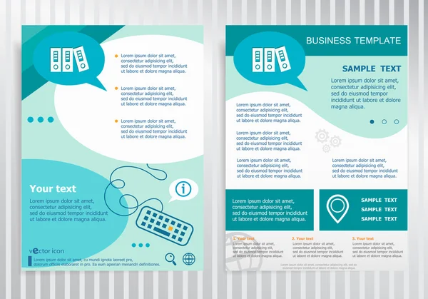 Vektör broşür bağlayıcı sembolü