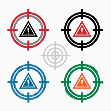 Dikkat dikkat hedef kutsal kişilerin resmi arka plan olarak resim