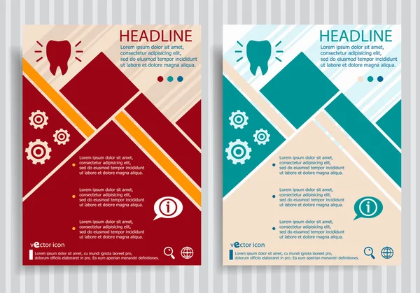 Diş düz sembol modern el ilanı