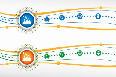 Arka plan afiş, web, site, tasarım, şeytan için dağ simgesini