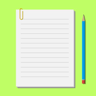 Mavi Kalem kağıda Klipsli yakınındaki