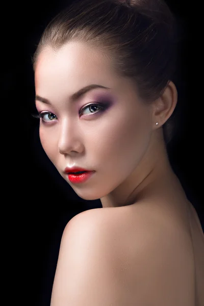 Moda Model piękny portret azjatycki. — Zdjęcie stockowe