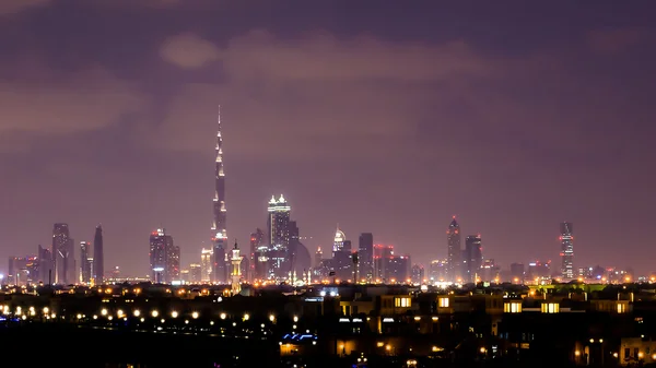 Burj Khalifa (horizonte de Dubai) — Fotografia de Stock