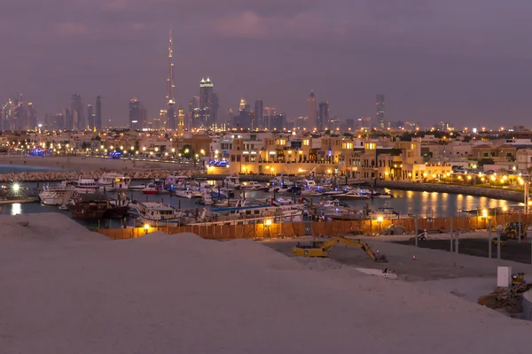 Vista Burj Khalifa Edifício Mais Alto Mundo Vista Praia Jumeirah — Fotografia de Stock