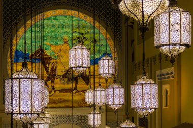 Dubai bölgesinde bir otel içinde dekorasyon