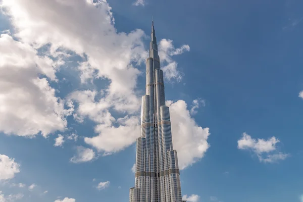 Dubai Emirados Árabes Unidos Dezembro 2014 Vista Burj Khalifa Edifício — Fotografia de Stock